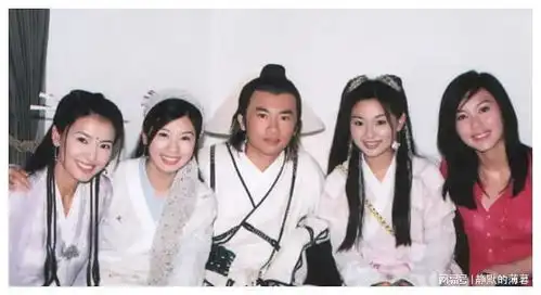 倚天屠龙记女星今昔,贾静雯二婚幸福,灭绝师太越老越面善
