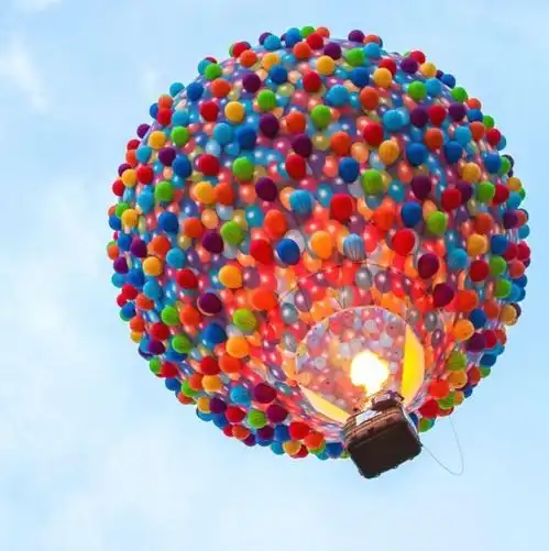 堪培拉热气球节,现实版的飞屋环游记