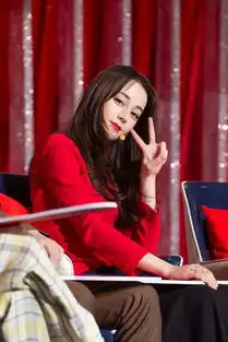 组图迪丽热巴红裙光彩照人比剪刀手微笑乖巧可爱