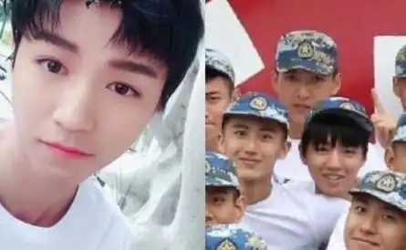 明星的军训照是什么样的热巴的清纯,王俊凯的帅气
