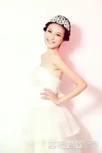西施邬靖靖清纯唯美婚纱照憧憬完美爱情
