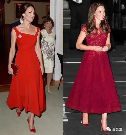 美翻了凯特王妃斤20套经典红裙造型盘点将复古优雅诠释到了极致啊