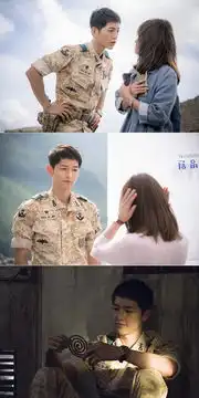 太阳的后裔壁纸头像韩剧宋仲基宋慧乔
