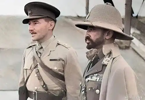 1941年,埃塞俄比亚末代皇帝海尔塞拉西一世,流亡英国期间
