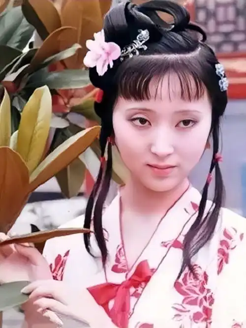 八七87版红楼梦林黛玉无水印剧照,金陵十二钗其一

