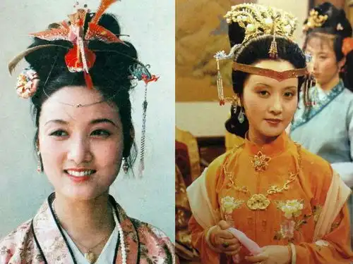 87版红楼梦演员试妆照和定妆照对比,差别太大,差点没认出来
