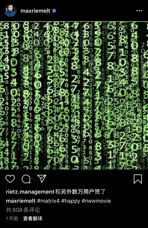 黑客帝国4曝新卡司超感猎杀男星加盟