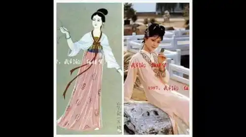 文化87版红楼梦服装设计手稿,惊艳了时光