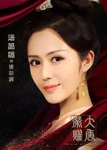 大唐荣耀造型照汤晶媚成行走的表情包
