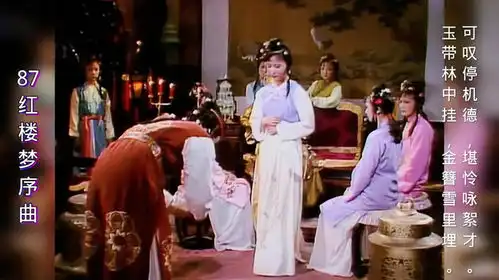 87红楼梦经典原声序曲,配上金陵十二钗,真正的天籁回声