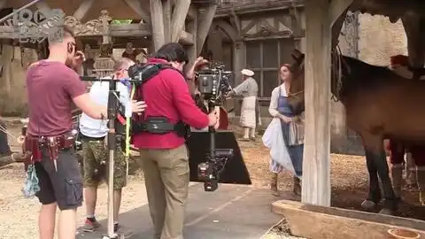 真人版美女与野兽幕后拍摄花絮之人物野兽