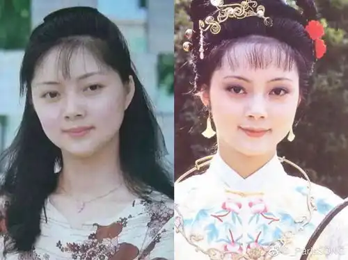 87版红楼梦花絮照及演员妆后对比
