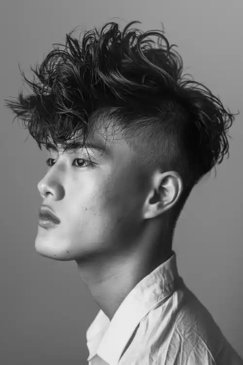 韩式经典男生发型人物形象图片摄影图下载至来源处
