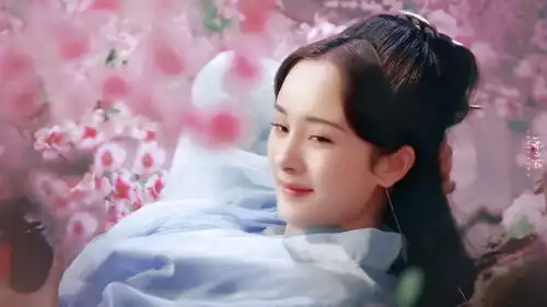 夜华的妖艳痴情,醉了几片的十里桃林
