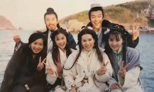 97版天龙八部,连幕后照都处处透露着认真,怎能不成经典呢