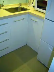 面积厨房品质舒适冷色橱柜装修效果图大全2017图片面积厨房品质舒适冷色橱柜装修设计图欣赏第1页九正家居网