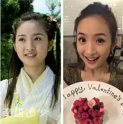 岁月无情100位最美金庸古装女神今昔对比照

