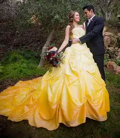 美女与野兽主题婚礼摄影如童话般浪漫
