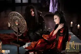 赵薇画皮面具新娘照刀疤脸红妆妖艳亮相
