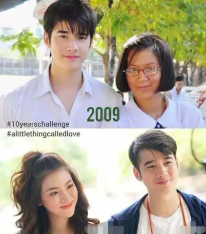 初恋这件小事十年前vs十年后学长学妹再同框,颜值大逆转