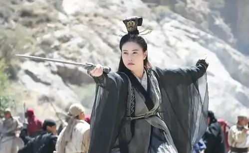 史上最美灭绝师太周海媚晒自己参演新倚天屠龙记花絮照片
