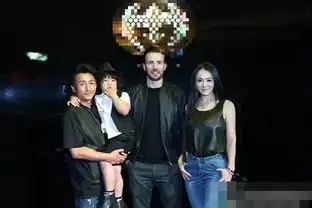 邹市明一家晒与美队合影胖轩呆萌露肚皮图
