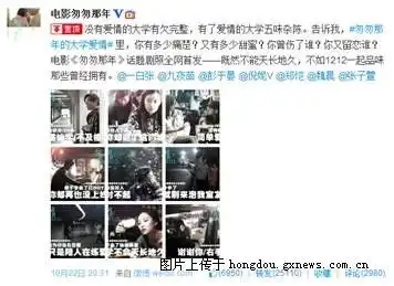 电影匆匆那年发布另类话题剧照
