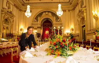 白金汉宫举办国宴展览准备一次国宴需要10天高清组图