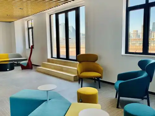 国贸双井丨百环大厦丨正对电梯丨精装带家具丨户型方正丨随时起租出租办公楼租赁北京我爱我家