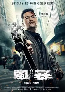 风暴火爆场面吕良伟与刘德华香港闹市火拼