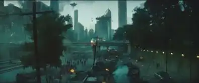 变形金刚3曝光最新海报大兵上阵希亚狂奔