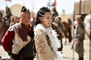 组图射雕曝剧照代文雯白衣白帽清新甜美
