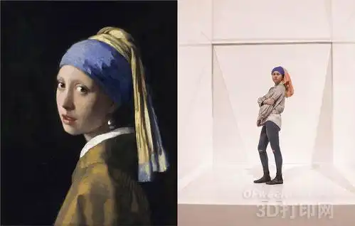 艺术家用3d打印雕塑全新演绎经典肖像画
