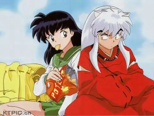 求犬夜叉和戈薇的情侣图片犬夜叉戈薇,分别为两张图片