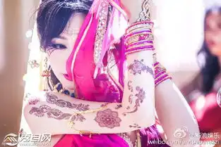 柳岩大闹天竺化身印度舞娘薄纱遮面朦胧风情