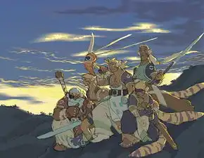 龙战士原画设定
