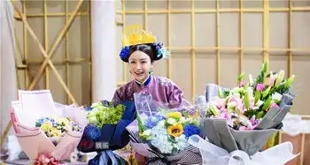 秦岚剧组庆生照惊喜来袭新剧饰演皇后端庄雍容
