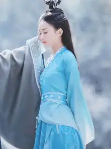 赵丽颖蓝色系列古装,碧瑶清新甜美,图5太心动