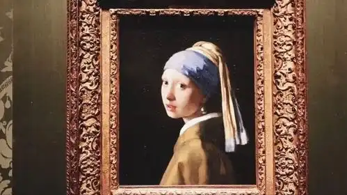 寡姐最清纯的模样,戴珍珠耳环的少女,像极了梦中的初恋
