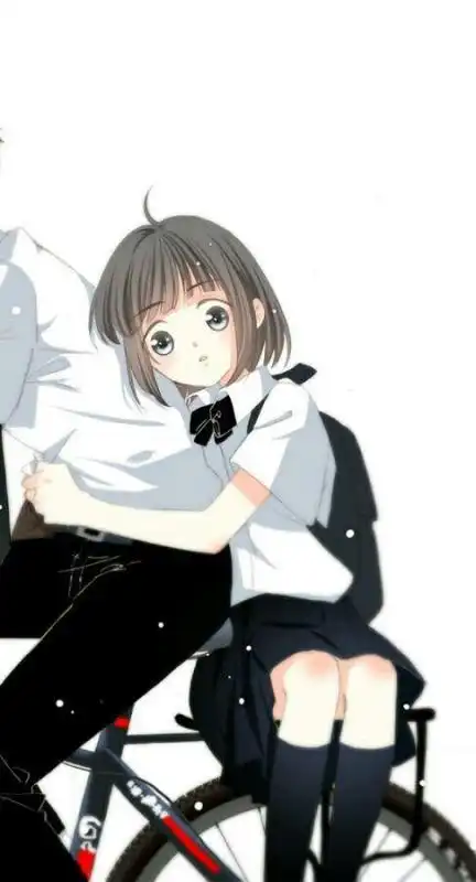 怦然心动漫画情侣头像
