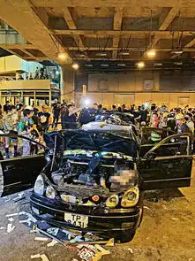 港片看多了示威者称在元朗发现解放军军帽
