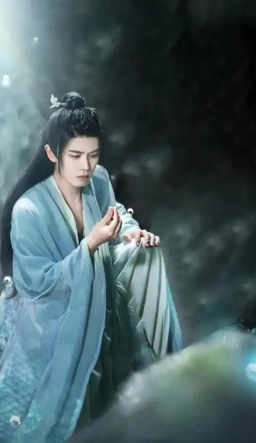 与君初相识,最美鲛人任嘉伦高清壁纸
