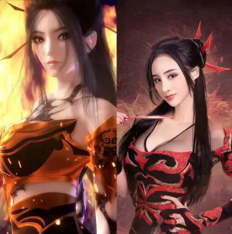 天行九歌动漫vs真人,躲过韩非和卫庄,看到月神神还原
