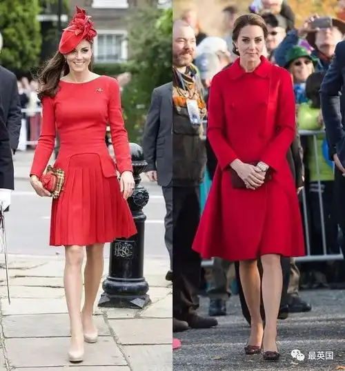 美翻了凯特王妃斤20套经典红裙造型盘点将复古优雅诠释到了极致啊
