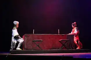 真三国无双舞台剧现场照孙尚香周瑜刀剑相向
