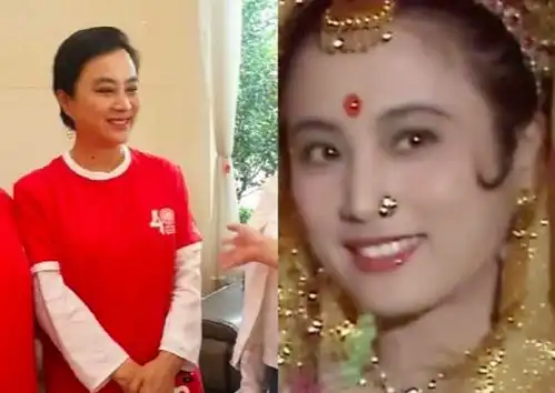 56岁李玲玉参加同学会,曾是最美玉兔精,和同学合影像两代人