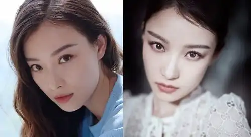 林允倪妮都弃了卧蚕妆转身粉上下眼妆
