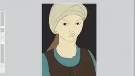 戴珍珠耳环的少女剧照