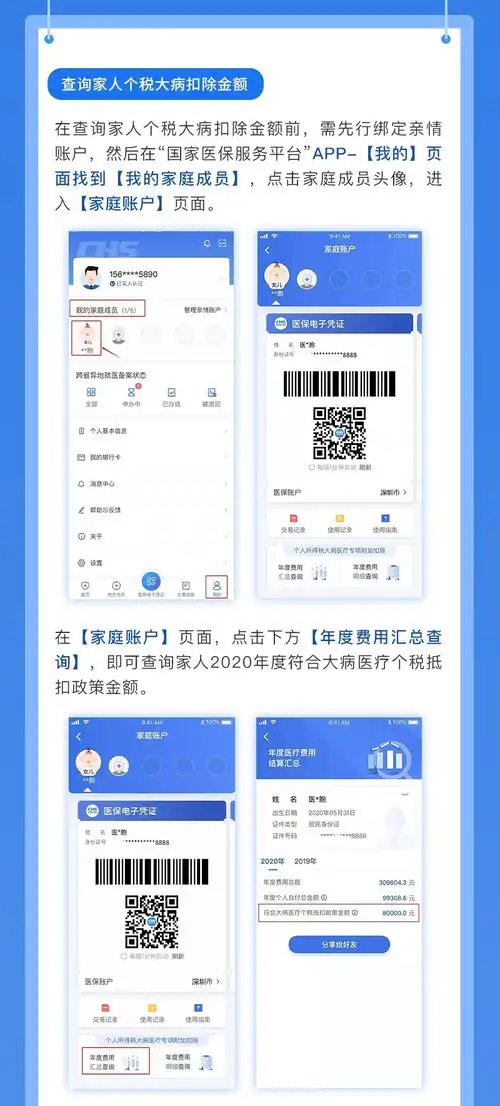 深圳居民怎么查询家人个税大病扣除金额