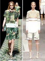 大尺寸宽松范儿百慕大短裤的夏日回马枪图